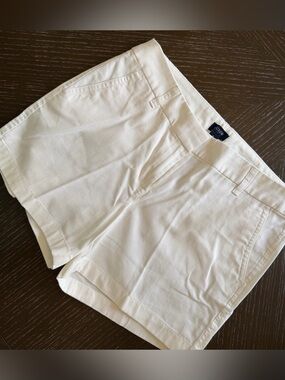J. Crew Cream Cotton Dress Shorts-Like New Condition